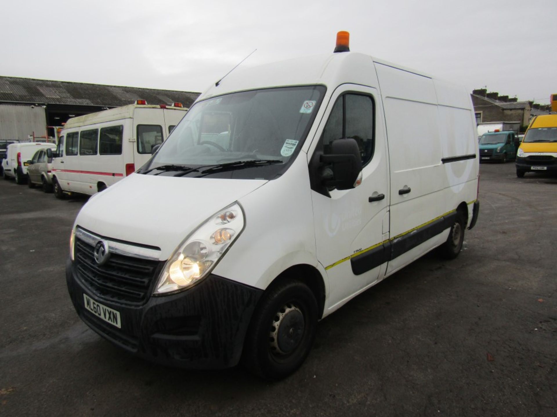 60 reg VAUXHALL MOVANO F3500 L2H2 CDTI (DIRECT UNITED UTILITIES WATER) 1ST REG 10/10, TEST 06/22, - Image 2 of 7