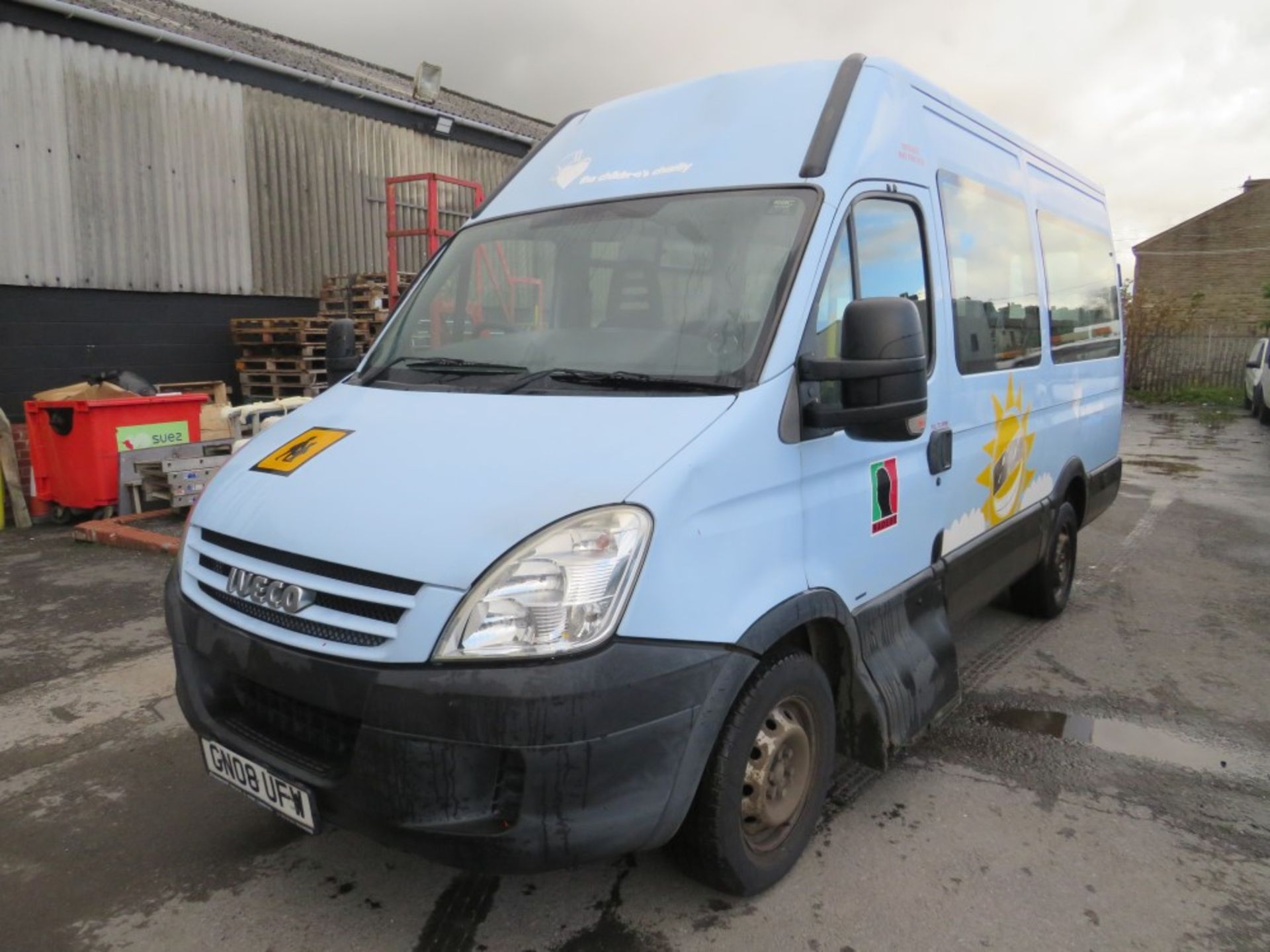 08 reg IVECO DAILY 35S12 MWB MINIBUS (DIRECT COUNCIL) 1ST REG 06/08, TEST 05/22, 63129M, V5 HERE, - Image 2 of 7
