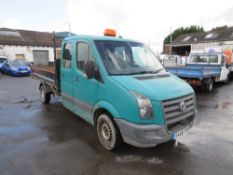 08 reg VW CRAFTER CR35 D/C LWB TIPPER, 1ST REG 06/08, 205785M, V5 HERE, 2 FORMER KEEPERS [NO VAT]