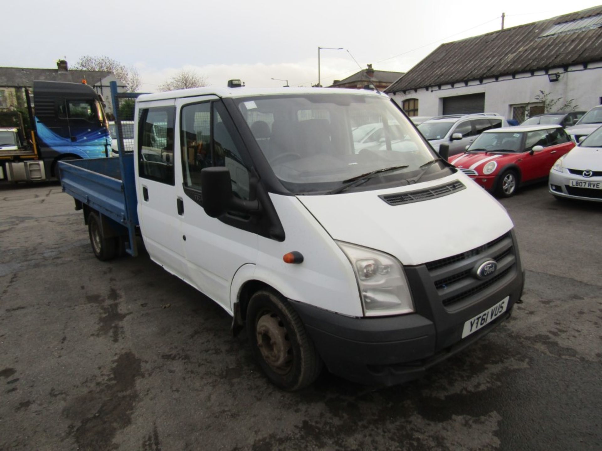 61 reg FORD TRANSIT 115 350 DOUBLE CAB DROPSIDE, NOT HAD MOT AS BEEN RUN