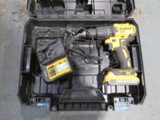 DEWALT DRILL C/W 1 BATTERY & 1 CHARGER [+ VAT]