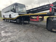 LOW LOADER TRAILER - BUS NOT INCLUDED IN SALE (LOCATION BLACKBURN) (RING FOR COLLECTION