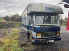 E reg IVECO FORD HORSEBOX (LOCATION BLACKBURN) 1ST REG 04/88, V5 HERE (RING FOR COLLECTION