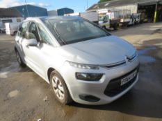 64 reg CITROEN C4 PICASSO VTR HDI (DIRECT COUNCIL) 1ST REG 09/14, 132328M, V5 HERE, 1 OWNER FROM NEW