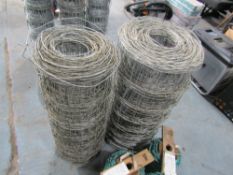 2 X FENCING WIRE [+ VAT]