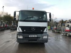 06 reg MERCEDES AXOR 6 WHL WAGON C/W REAR MOUNTED PALFINGER PK12000 CRANE & KINSHOFFER BRICK GRAB (