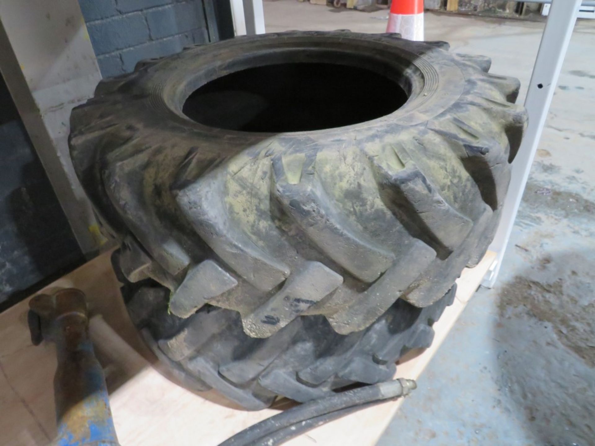 2 X 3 TON DUMPER TYRES [NO VAT]