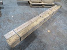 4 PIECES 4 X 4 X 7FT TIMBER [NO VAT]