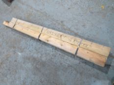 4 PIECES 4 X 2 X 6FT TIMBER [NO VAT]