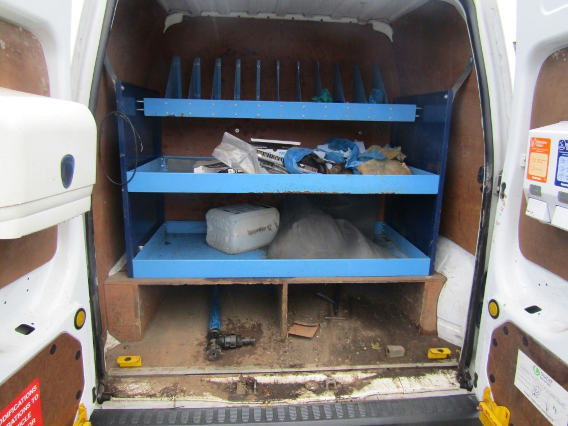 62 reg FORD TRANSIT CONNECT 90 T230 (DIRECT UNITED UTILITIES WATER) 1ST REG 11/12, 156024M, V5 MAY - Image 5 of 7