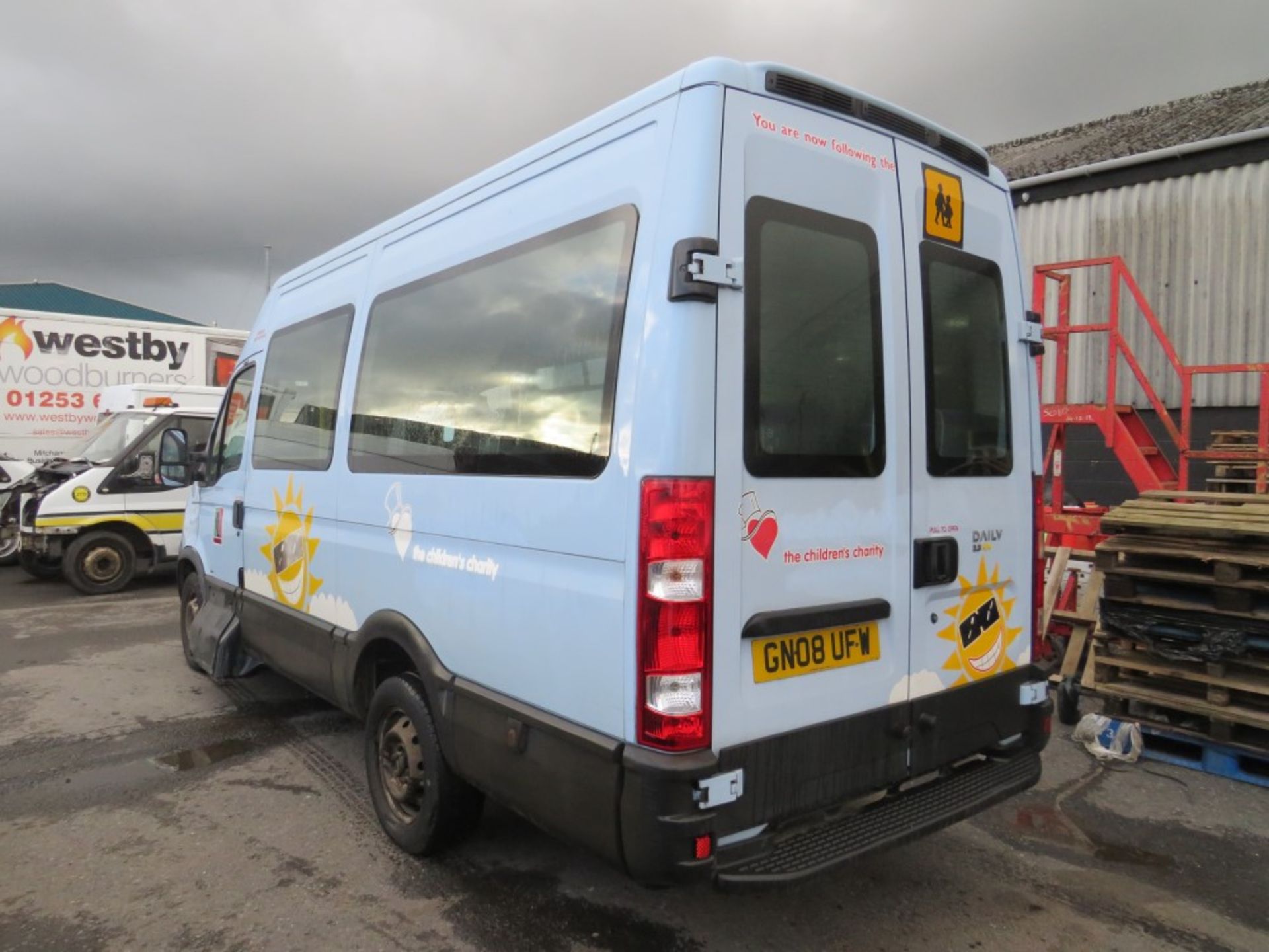 08 reg IVECO DAILY 35S12 MWB MINIBUS (DIRECT COUNCIL) 1ST REG 06/08, TEST 05/22, 63129M, V5 HERE, - Image 3 of 7