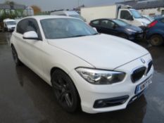 17 reg BMW 1 SERIES, 1ST REG 03/17, TEST 10/22, 96918M, NO V5 [NO VAT]