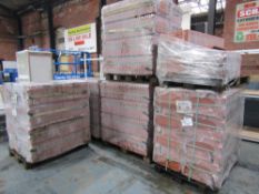 5 1/2 PALLETS OF CLAY TILES - APPROX 1300 [NO VAT]