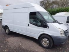 60 reg FORD TRANSIT 115 T350L (LOCATION SHEFFIELD) 1ST REG 09/10, NO V5 (RING FOR