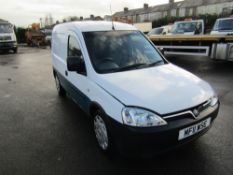 11 reg VAUXHALL COMBO 2000 CDTI (DIRECT UNITED UTILITIES WATER) 1ST REG 04/11, TEST 03/22,