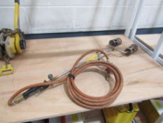 LARGE PROPANE 2 HEAD BLOW TORCH (DIRECT HIRE CO) [+ VAT]