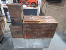 TOOL CHEST AND DRAWERS C/W VARIOUS TOOL BOXES [NO VAT]