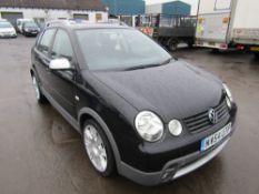 54 reg VW POLO DUNE, 1ST REG 01/05, TEST 01/22, 49485M NOT WARRANTED, V5 HERE, 2 FORMER KEEPERS [