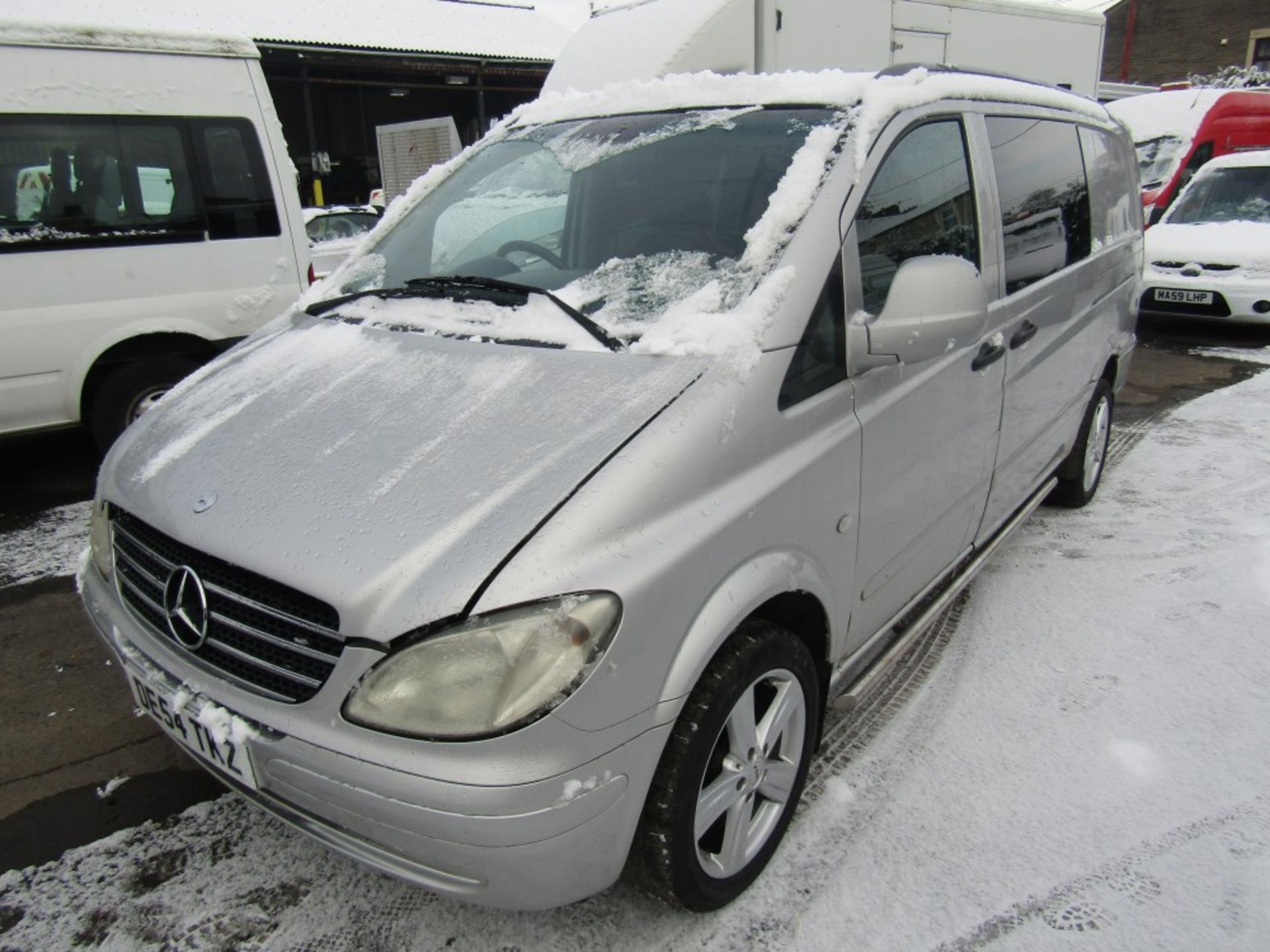 54 reg MERCEDES VITO 115 LONG WITH SIDE WINDOWS, 1ST REG 11/11, 196007M, V5 HERE, 8 FORMER - Image 2 of 8