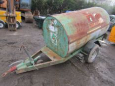 1000 LITRE ROAD TOW FUEL BOWSER [+ VAT]