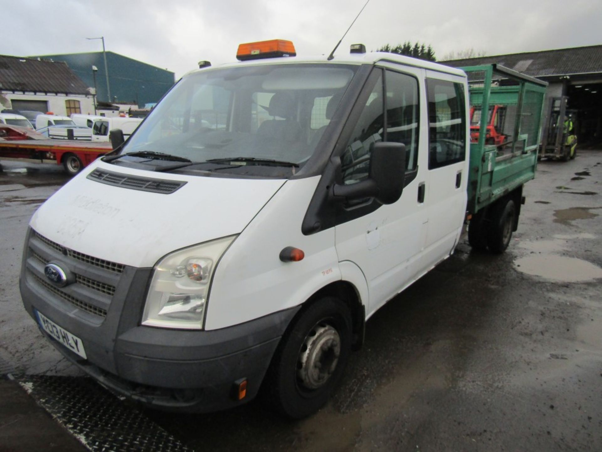 13 reg FORD TRANSIT 100 T350 RWD TIPPER (NON RUNNER) (DIRECT COUNCIL) 1ST REG 04/13, TEST 01/22, - Image 2 of 6
