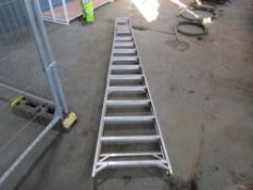 6FT 8 TREAD ALUMINIUM PLATFORM STEPS (DIRECT HIRE CO) [+ VAT]