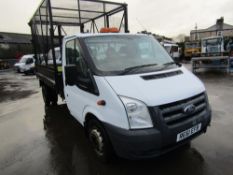 61 reg FORD TRANSIT 115 T350 CAGED TIPPER, 1ST REG 11/11, TEST 06/22, 128800M WARRANTED,