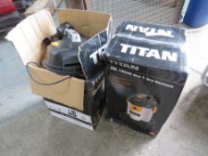 2 X TITAN VACUUMS [+ VAT]