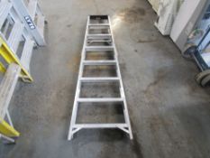 8FT 10 TREAD ALUMINIUM PLATFORM STEPS (DIRECT HIRE CO) [+ VAT]