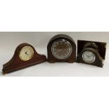 Two Smith's mantel clocks; together with two others including Acctim