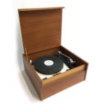 A Garrard model 301 turntable, schedule no. 51400/2, in teak case