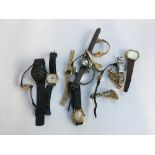 A mixed lot of gent's and ladies watches to include Accurist, Timex, Limit, Royce, Astral, etc