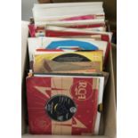 A collection of approx. 50 7" vinyl singles, to include Slade, Frank Sinatra, The Shadows, Donna Sum