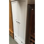 A modern white wardrobe, 74x54x183cmH