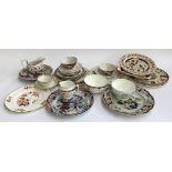 A mixed lot of ceramics, mainly plates, to include Masons Ironstone, Cauldon, New Stone etc