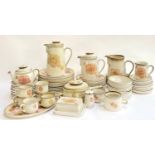A large collection of approx. 55 Denby 'Gypsy' pattern dinnerware, to include dinner plates (8),