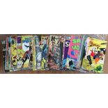 A collection of comic books, to include The Legends of the Stargazers, Captain America, Black