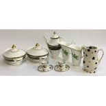 A mixed lot of ceramics to include Royal Doulton 'Vanborough' tureens and coffee pot; Emma