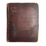 An early 20th century postcard album, mainly international destinations, to include Holland,