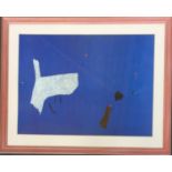 Joan Miro, framed gallery poster, 44x60cm