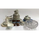 A mixed lot of ceramics to include Royal Doulton 'Burgundy' part dinner service, approx. 40