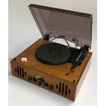 A 'Classic Model 1178052' record player with radio