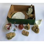 A mixed lot of ceramic ornaments to include Royal Doulton 'Premiere' figurine; various David