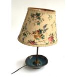 A Stephanie Kalan studio pottery table lamp, 38cmH to top of shade