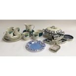 A Johnson's Southwind part tea set, together with various blue and white ceramics