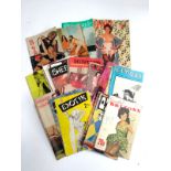 A quantity of vintage gents magazines