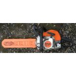 A Stihl MS 181C petrol chainsaw