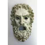 A green man wall hanging mask, 37cmL