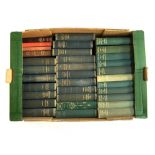 A mixed box of books, including 16 volumes of Charles Dickens (published by Hazell Watson &