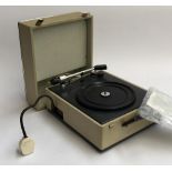An Oscar 'Cascade' portable record player